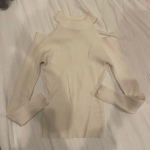 Cream turtle neck sweater